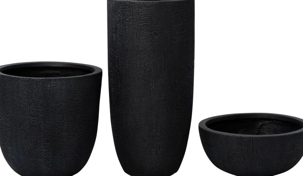Intratuin plantenschaal Tom zwart D 29 H 12 cm