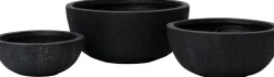 Intratuin plantenschaal Tom zwart D 36,5 H 16 cm