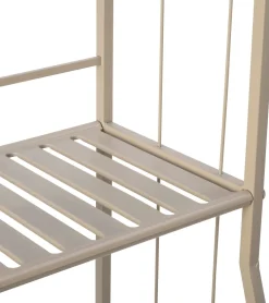 Intratuin plantenstandaard Iron Leaf beige 32,5 x 28 x 146 cm