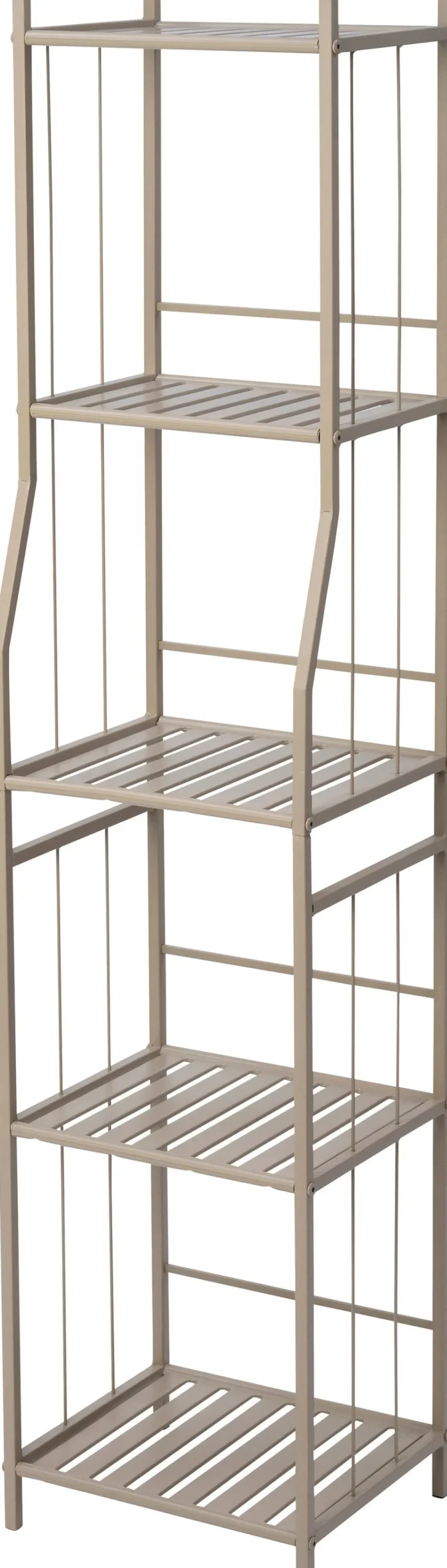 Intratuin plantenstandaard Iron Leaf beige 32,5 x 28 x 146 cm