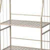 Intratuin plantenstandaard Iron Leaf beige 55 x 27,5 x 146 cm