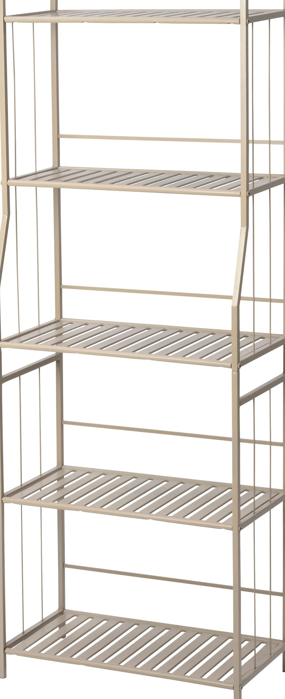 Intratuin plantenstandaard Iron Leaf beige 55 x 27,5 x 146 cm