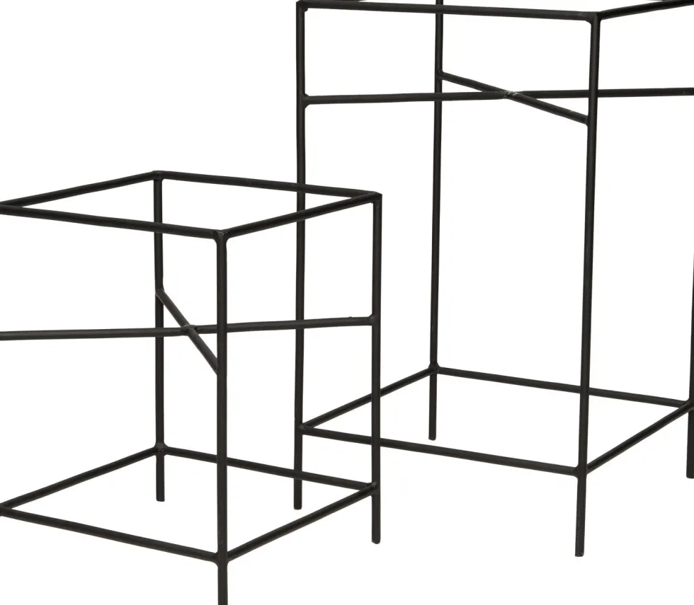 Intratuin plantenstandaard zwart 30 x 30 x 40 cm