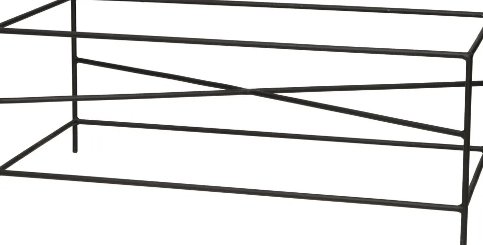 Intratuin plantenstandaard zwart 82 x 32 x 40 cm