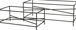 Intratuin plantenstandaard zwart 82 x 32 x 40 cm