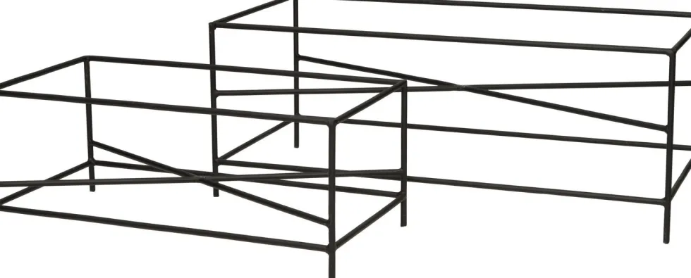 Intratuin plantenstandaard zwart 82 x 32 x 40 cm