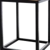Intratuin plantentafel Flynn zwart / naturel 30 x 30 x 40 cm
