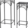 Intratuin plantentafel Tjibbe zwart 23 x 23 x 60 cm
