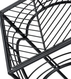 Intratuin plantentafel Tjibbe zwart 23 x 23 x 60 cm
