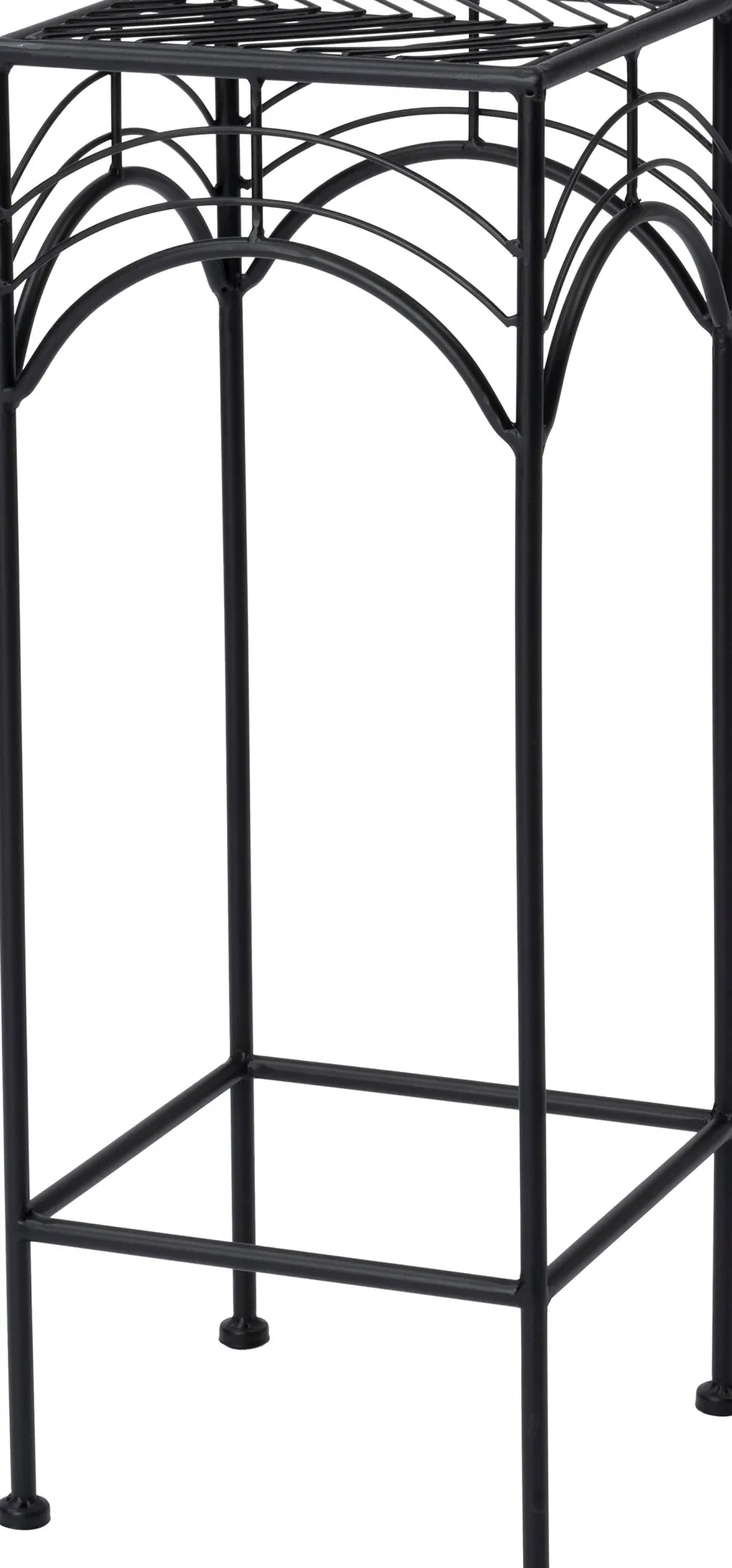 Intratuin plantentafel Tjibbe zwart 23 x 23 x 60 cm
