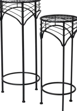 Intratuin plantentafel Tjibbe zwart D 25 H 60 cm