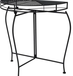 Intratuin plantentafel Tjibbe zwart 75 x 36,5 x 74,5 cm