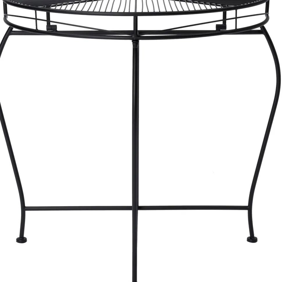 Intratuin plantentafel Tjibbe zwart 75 x 36,5 x 74,5 cm