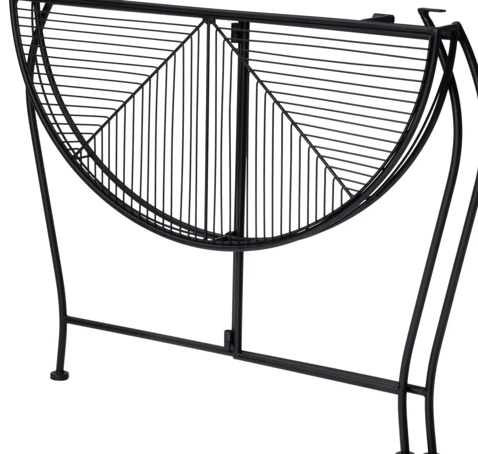 Intratuin plantentafel Tjibbe zwart 75 x 36,5 x 74,5 cm