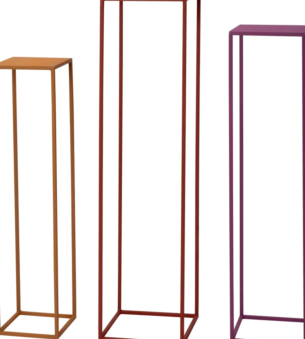 Intratuin plantentafel Vinc roze 22 x 22 x 90 cm