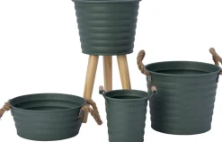 Intratuin plantenteil op poten Guus groen D 25 H 43 cm