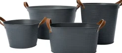 Intratuin plantenteil Radi grijs D 26 H 26 cm