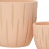 Intratuin pot Brent roze / crème D 13,5 x H 12,5 cm