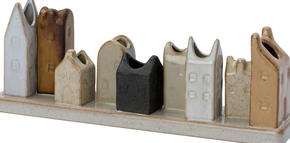 Intratuin rijtjeshuizen Serinity 30 x 6 x 11 cm