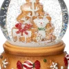Intratuin sneeuwbol Ingwer gemberkoek boom bruin D 7,5 H 8,5 cm
