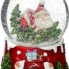 Intratuin sneeuwbol Snoa kerstman rood D 10,5 H 14 cm