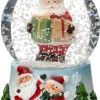 Intratuin sneeuwbol Snoa kerstman cadeau D 4,5 H 6,5 cm