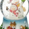 Intratuin sneeuwbol Snoa sneeuwpoppen wit D 10,5 H 14 cm