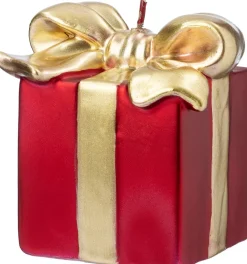Intratuin stompkaars cadeau rood 8 uur 5,5 x 5,5 x 7,5 cm
