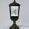 Intratuin tafellamp Lucas zwart / goud met verlichting 20 x 20 x 51 cm