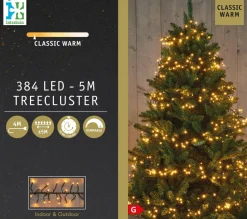 Intratuin treecluster 5 m met 384 LED lampjes classic warm