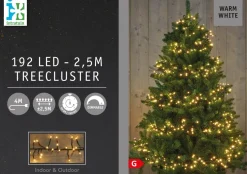 Intratuin treecluster 2,5 m met 192 LED lampjes warm white