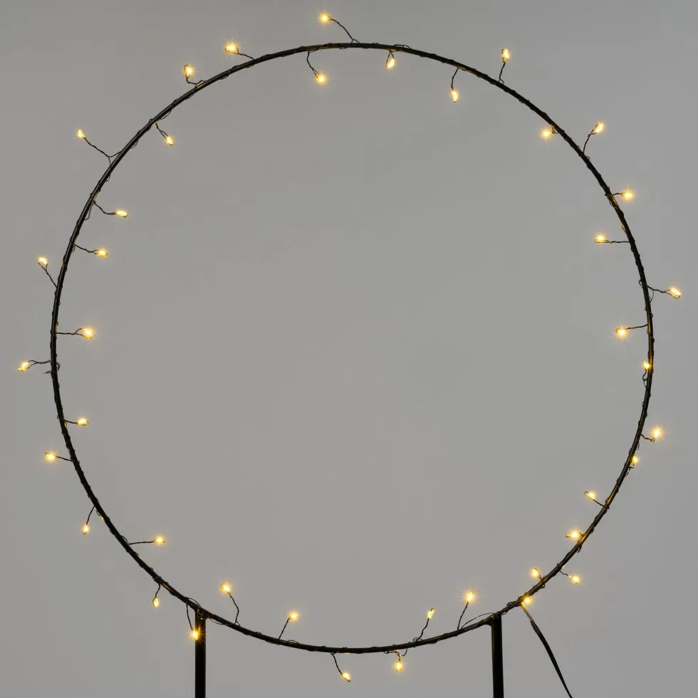 Intratuin tuinsteker Noud cirkel met verlichting D 40 H 65 cm