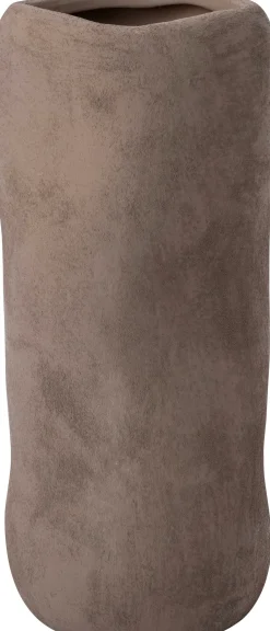 Intratuin vaas Alta taupe D 12,5 H 29,5 cm
