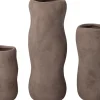 Intratuin vaas Alta taupe D 15,5 H 39,5 cm