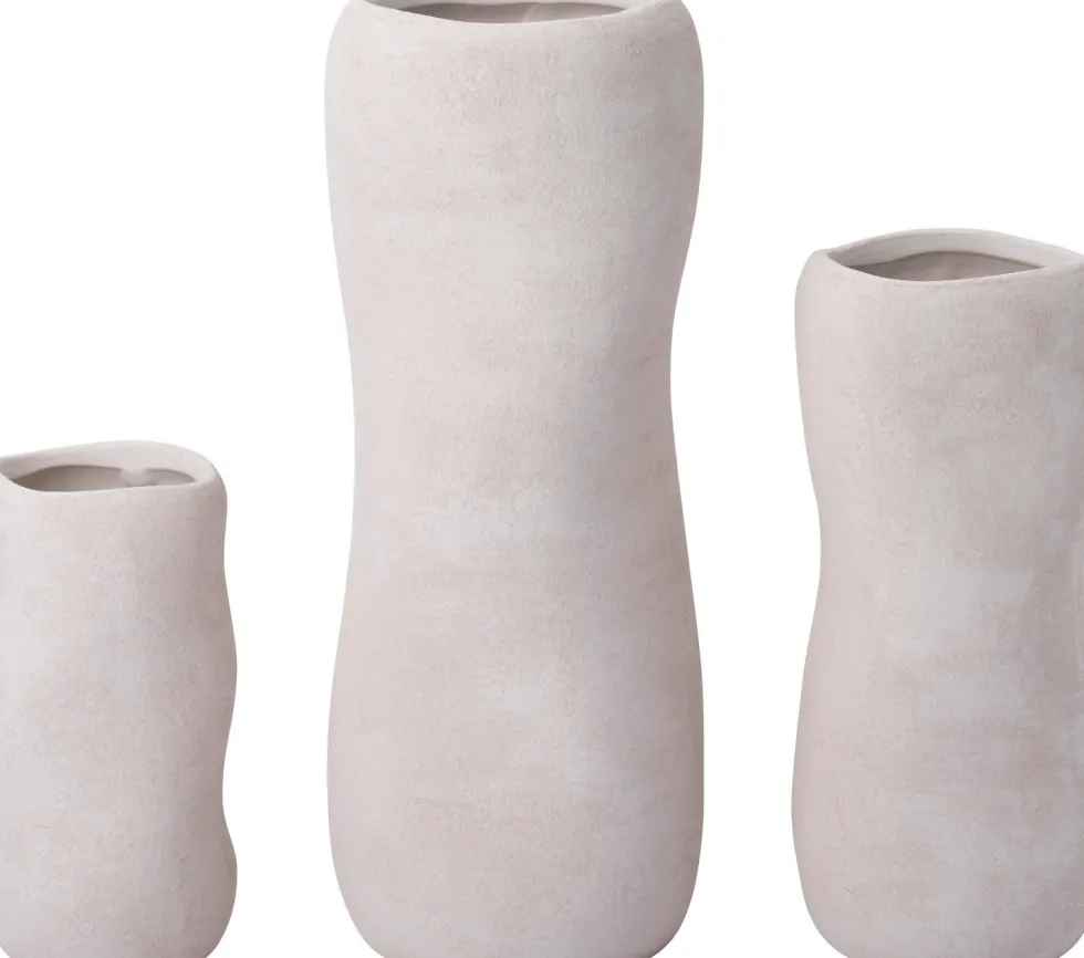 Intratuin vaas Alta wit D 10,5 H 20,5 cm
