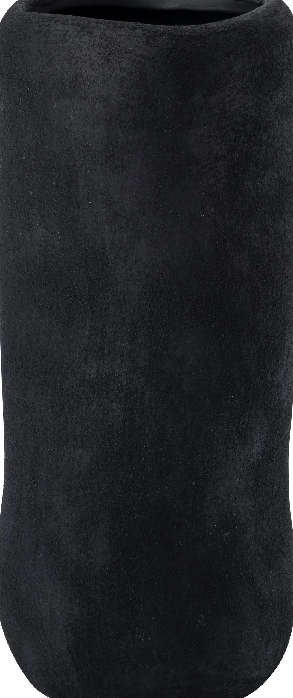 Intratuin vaas Alta zwart D 12,5 H 29,5 cm