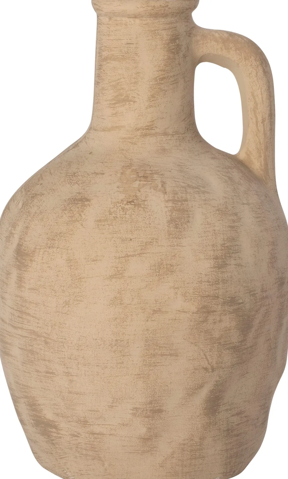 Intratuin vaas Alto beige D 11,5 H 18 cm