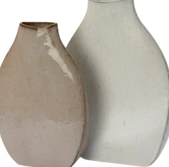 Intratuin vaas Amanda taupe D H 35,2 cm