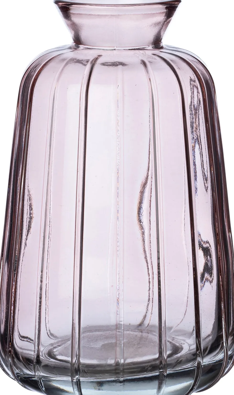Intratuin vaas Amber roze D 6,8 H 11 cm