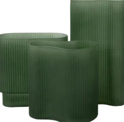 Intratuin vaas Anna groen 20 x 9,5 x 20 cm