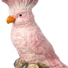 Intratuin vaas Arden kaketoe op tak roze 18 x 11,3 x 24,4 cm