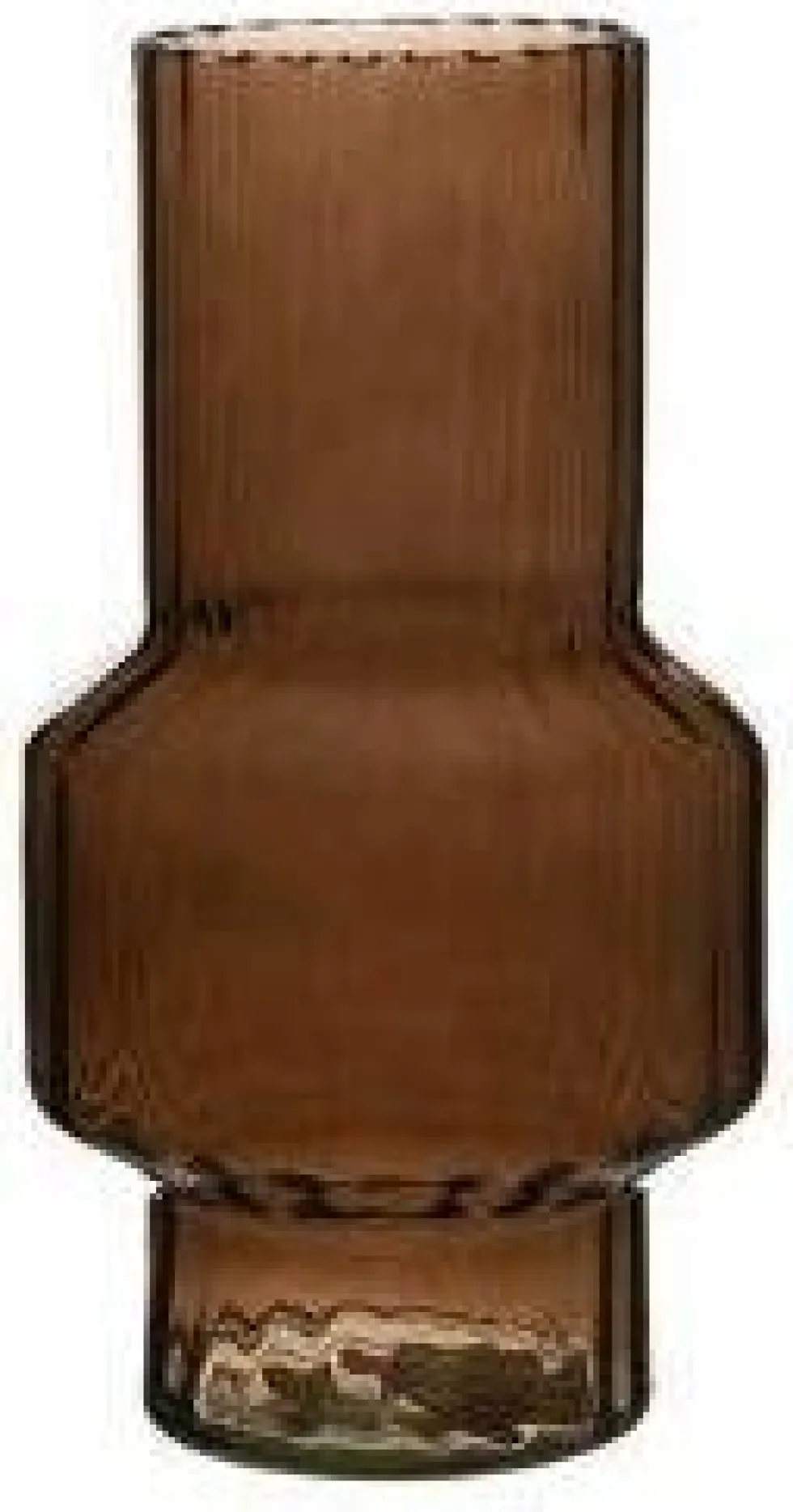Intratuin vaas Arjan bruin D 15 H 24 cm