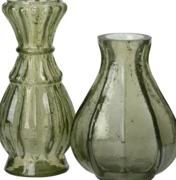 Intratuin vaas Bet groen D 7 H 13 cm