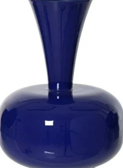 Intratuin vaas Blair blauw D 17 H 23 cm