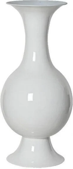 Intratuin vaas Blair wit D 25 H 56 cm