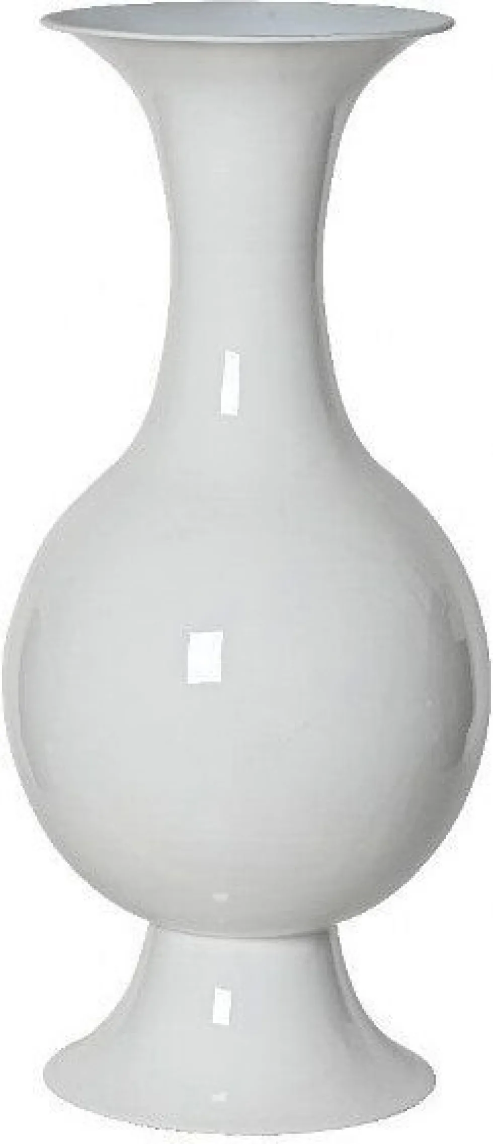 Intratuin vaas Blair wit D 25 H 56 cm
