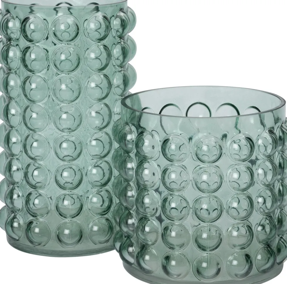 Intratuin vaas Bob groen D 19 H 15 cm