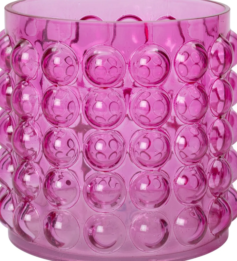 Intratuin vaas Bob roze D 19 H 15 cm