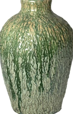 Intratuin vaas Bono groen D 30,5 H 47,5 cm
