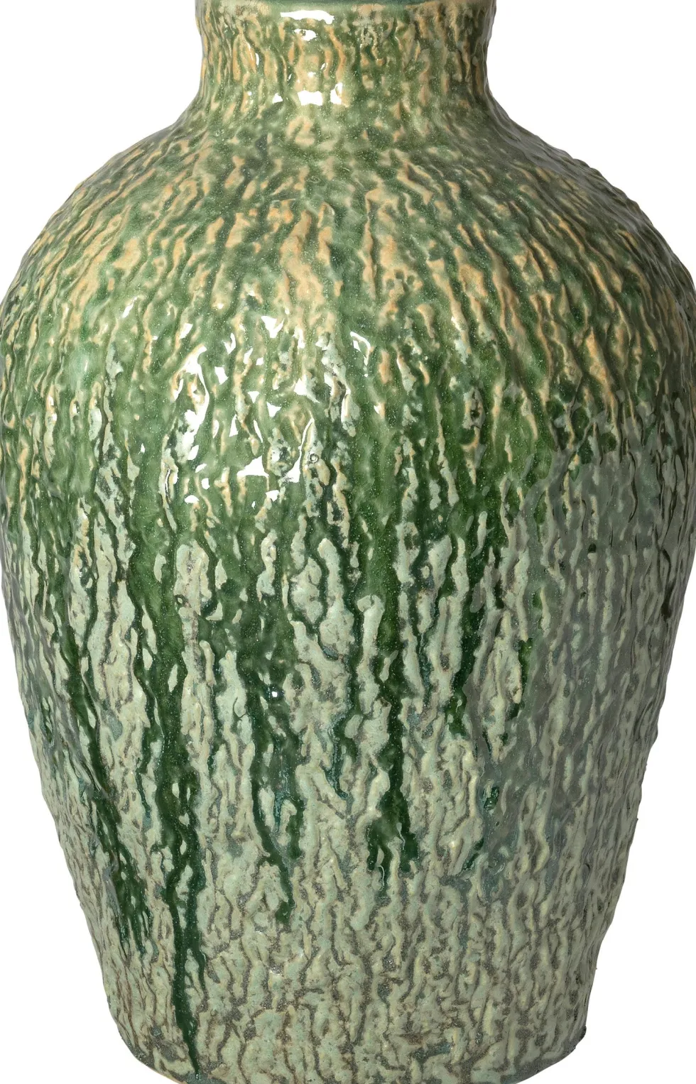 Intratuin vaas Bono groen D 25 H 37,2 cm